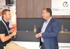  
Geert Willem van Weert of Vitotherm. Vitotherm is supplier of Low-NOx burner systems, CO2 units, CO detection equipment and a premium dealer of Riello burners. Vitotherm supplies systems across the globe. The burner systems are manufactured for a range of fuels (gas, oil, LPG, biogas and bio oil). 